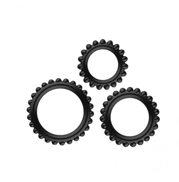 BAILE - TITAN Fierce Man Delay Cock Ring (Full Set 3 Pieces) BAILE - TITAN Fierce Man Delay Cock Ring (Full Set 3 Pieces)